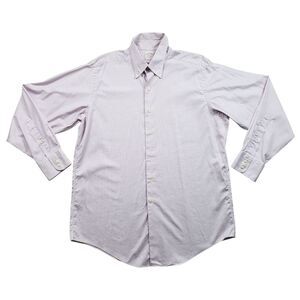 Vtg Brooks Brothers Makers Dress Shirt Mens XL Check Plaid Long Sleeve Button Up